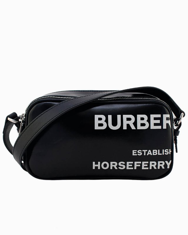 Bolsa Burberry Original Coated Canvas Horseferry Print Micro Camera